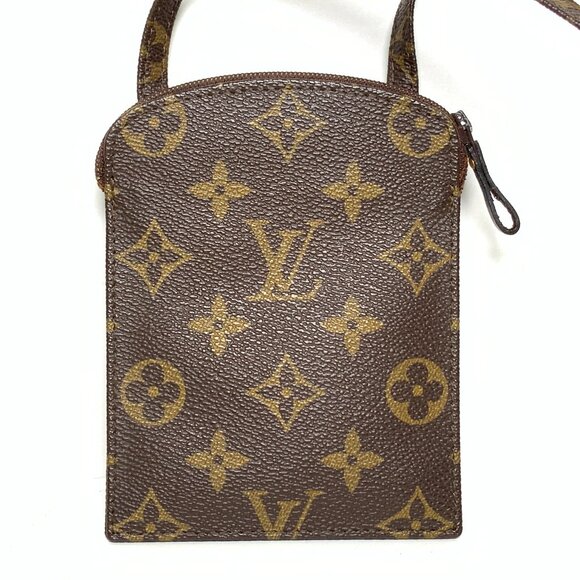 Authentic Louis Vuitton LV Pochette Secret Neck Pouch Cosmetic Pouch Unisex - Picture 1 of 11